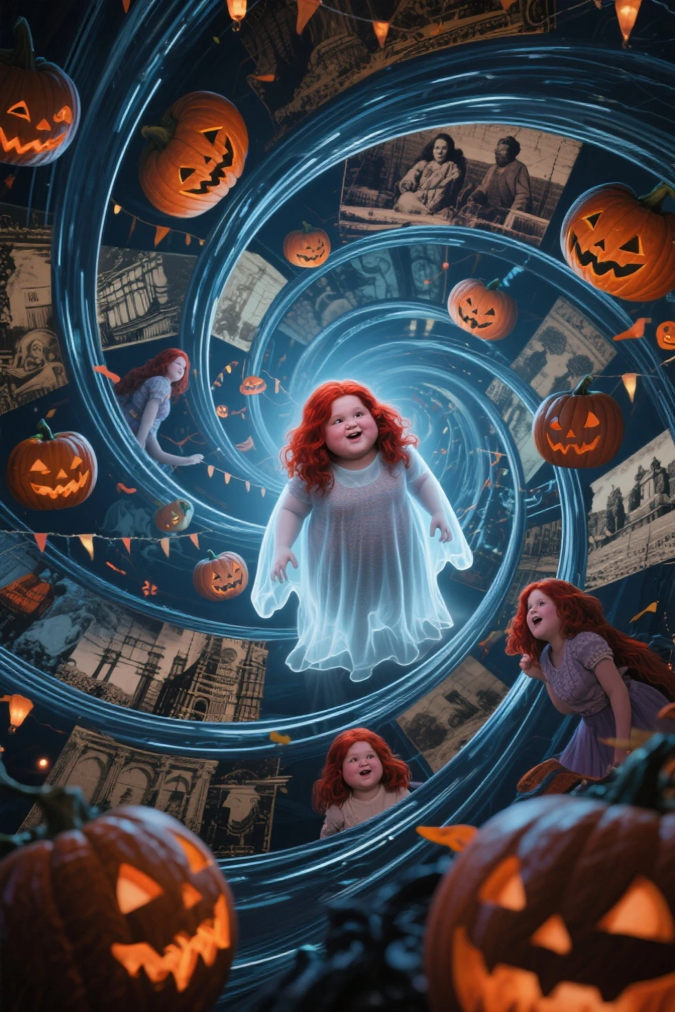   masterpiece. Time travel,  with multiple vortices that go to different periods of history intertwining and altering reality , ...