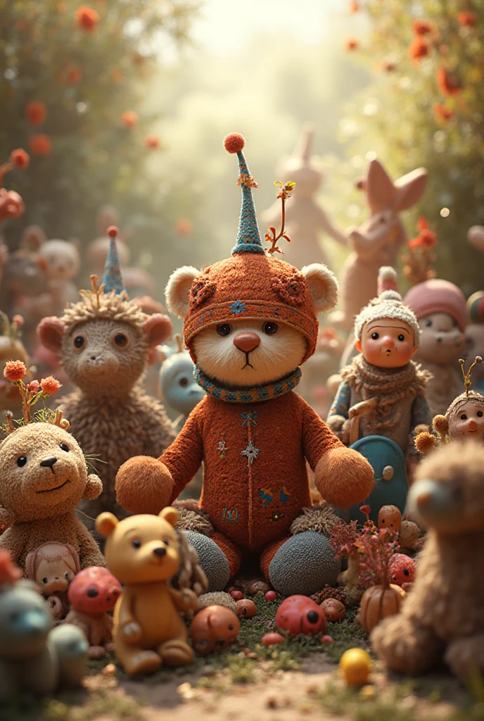 These are toys create realistics image