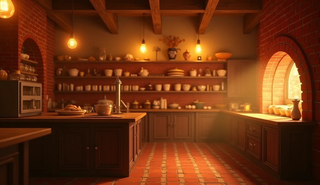 34. 3D Pixar Animation style, Disney quality CGI, soft volumetric lighting