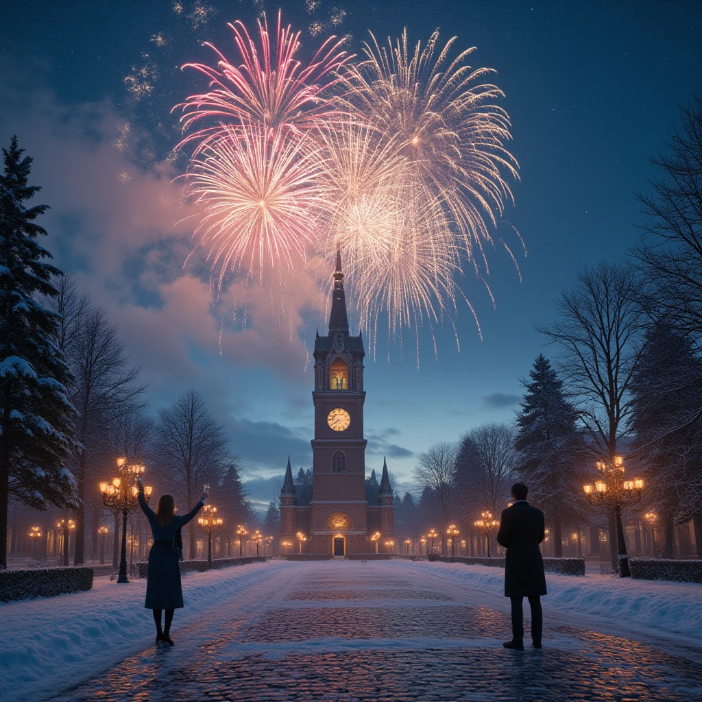 New Year's landscape