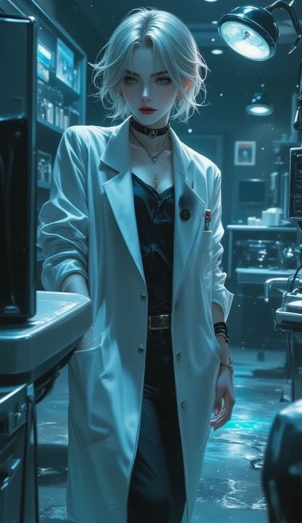 She is a enigma young woman. She is beautiful. She is dentist