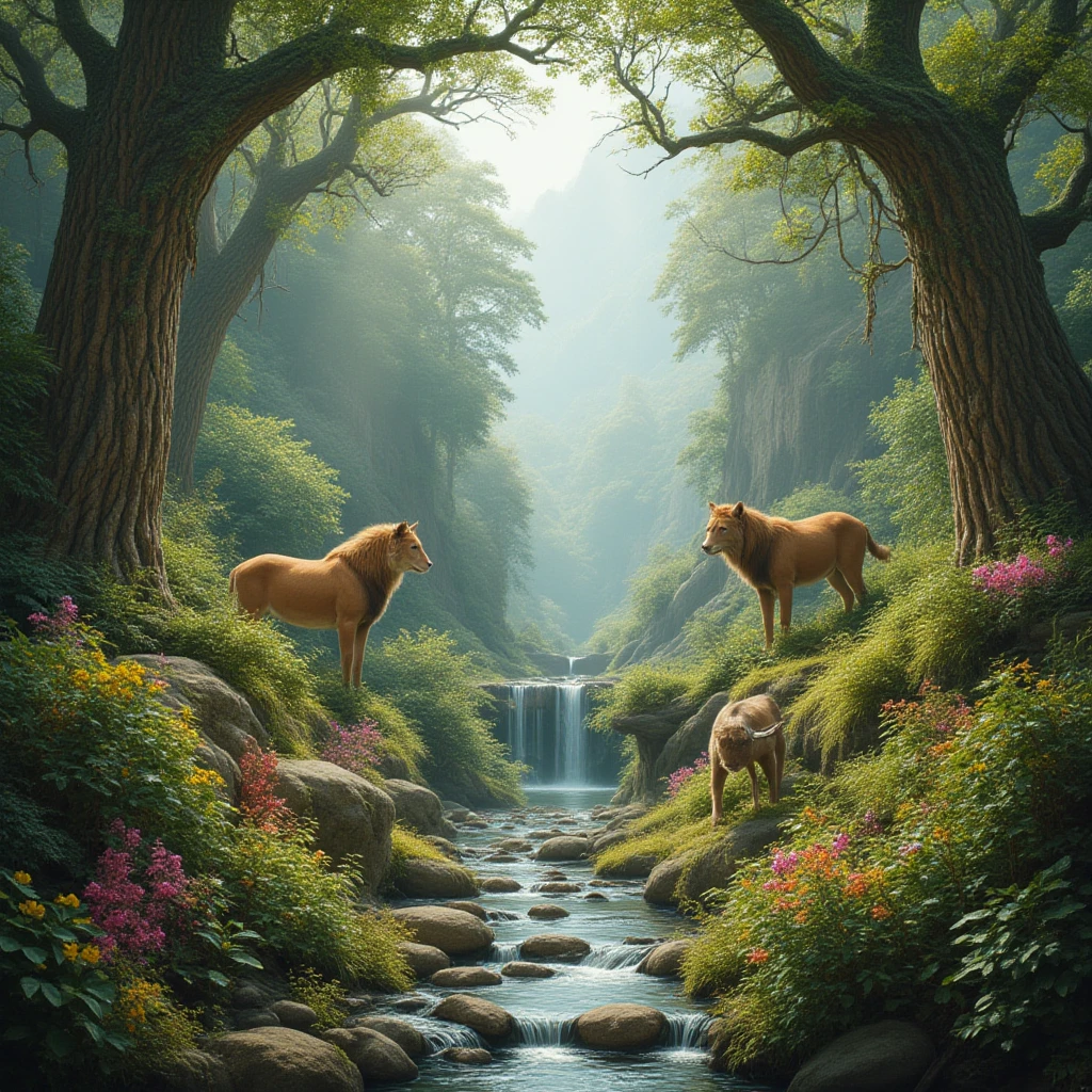 Drawing on an environmental theme: protection of flora and fauna