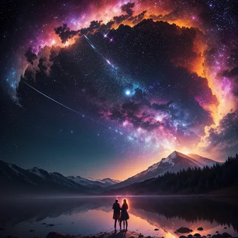 (best quality,4k,8k,highres,masterpiece:1.2),ultra-detailed,(realistic,photorealistic,photo-realistic:1.37),star-filled sky,dark...