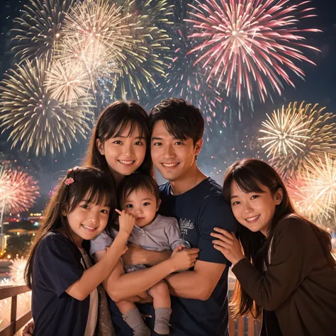family、Fireworks display