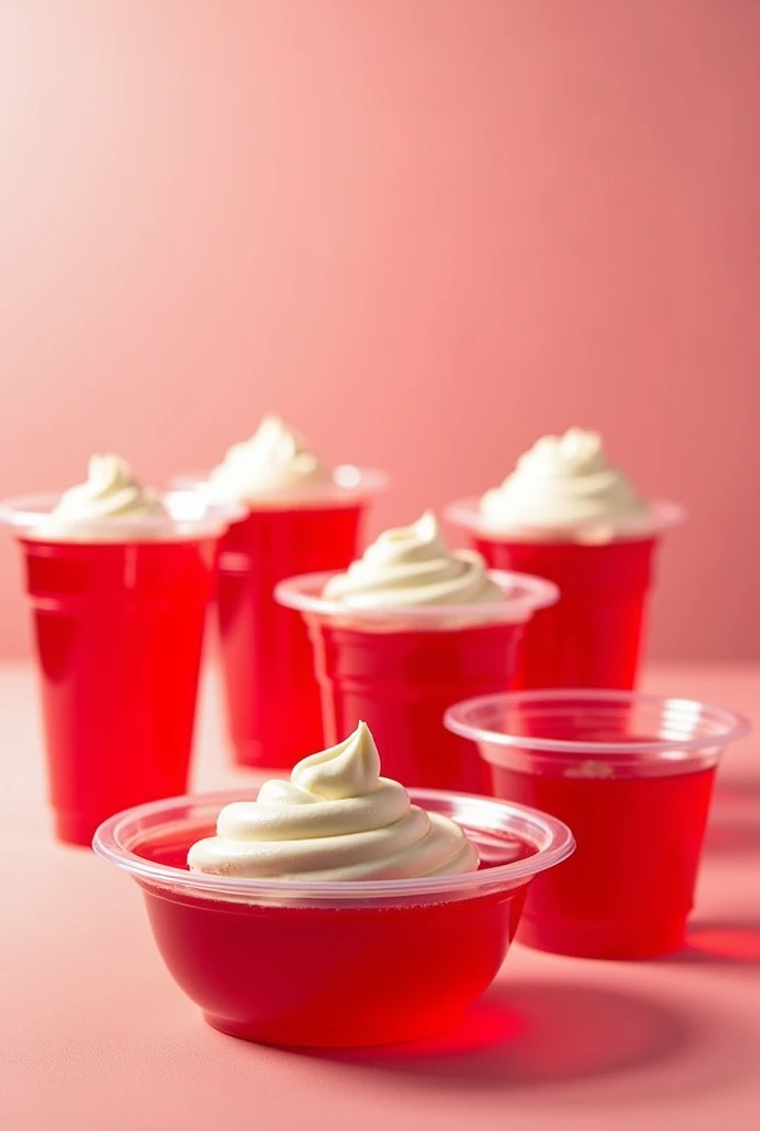 An image to sell gelatins at a price and that the gelatin cups do not have a lid and are of size( vase 14) I forgot to tell you ...