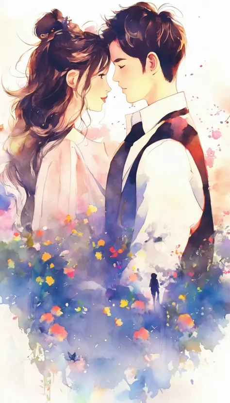 1boy, 1girl,couple,