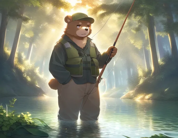 ((Masterpiece)), ((Best Quality)), (Very Detailed), ((Very Detailed)), 4K, (8K), very aesthetic, absurdres highres, 1 man, (anth...