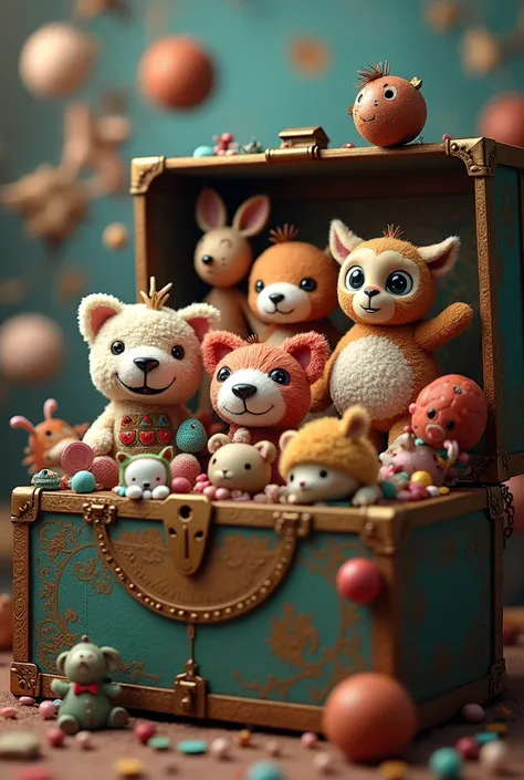 A toybox full of toys