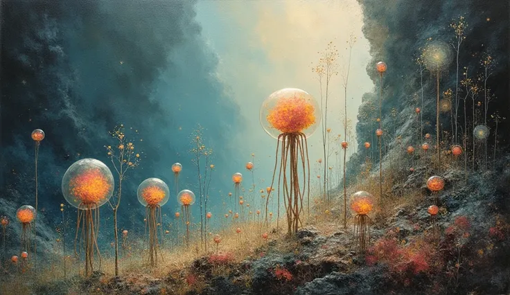 Real　Surrealism　miniature painting　Quantum Mechanics　Femtoscale