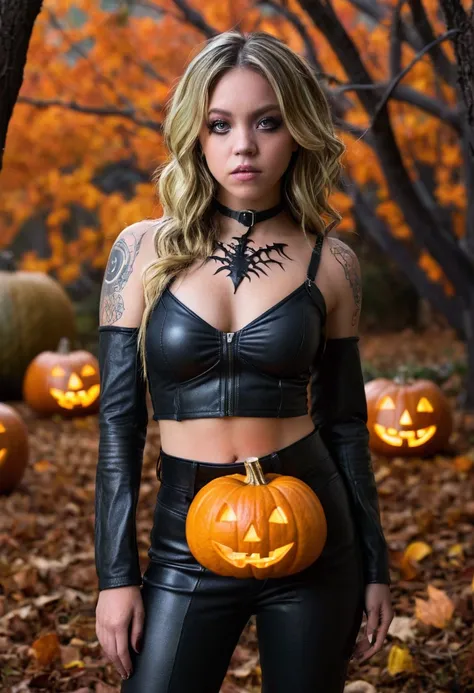A professional photograph of Sydney Sweeney in a realistic style, captured with a Sony A7R IV and a 85mm f/1.4 lens. Sydney is d...
