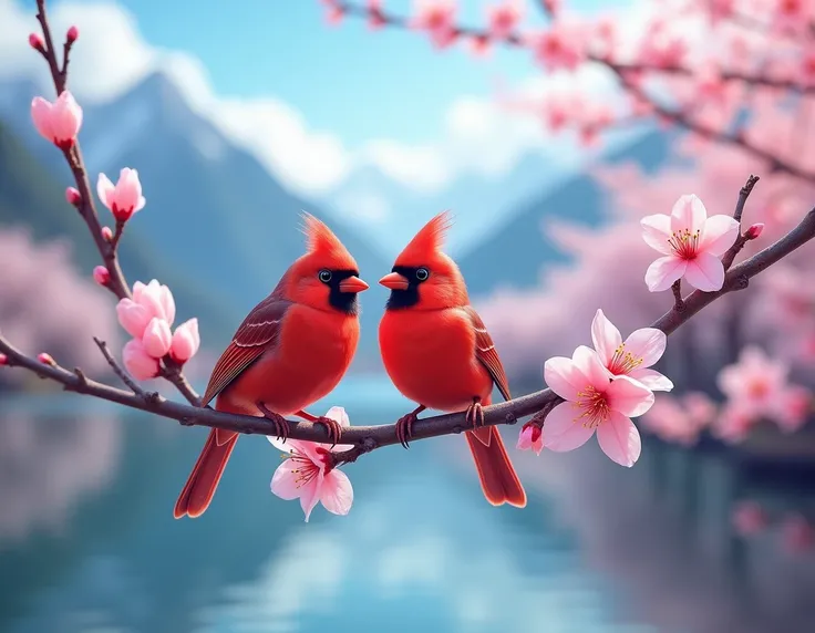 A hyper-realistic and awe-inspiring hyperspectral image of a delicate cherry blossom branch, captured with cutting-edge technolo...