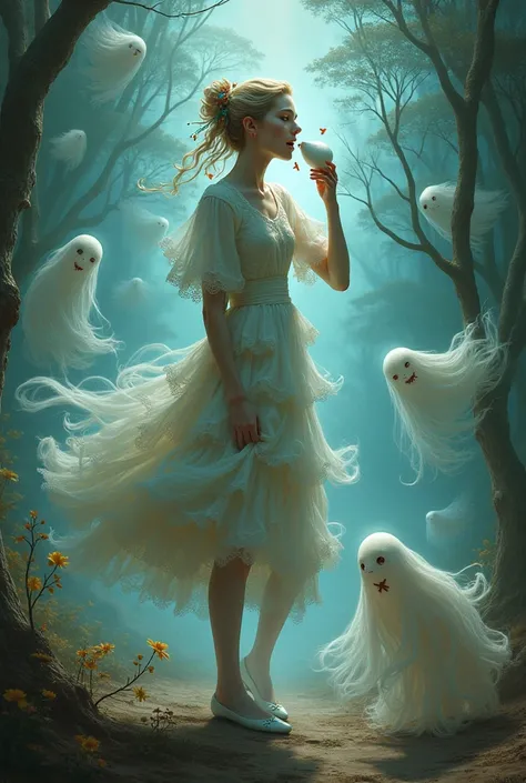 Ms math naked eating ghosts