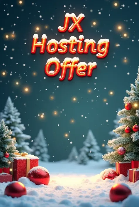  Design Description :
	• Theme : Christmas,  with a winter background that includes snow and subtle decorations such as lights ,...