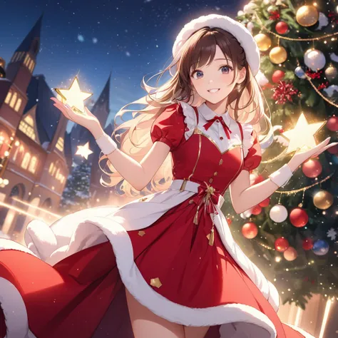 (masterpiece:1.5), (Beat Quality), ( high definition ), 1 people,  girl、A world just for two、Facial beauty,smile(輝く瞳),   light e...