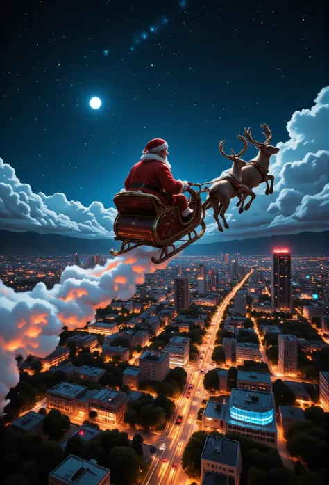 {
  "title": "Santa Claus and the Sleigh in Flight over Mexico City ",
  "Description": {
    " Setting ": " Santa Claus flying ...