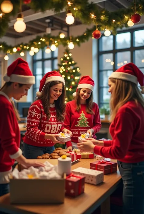 Christmas funds for a contact lens company 