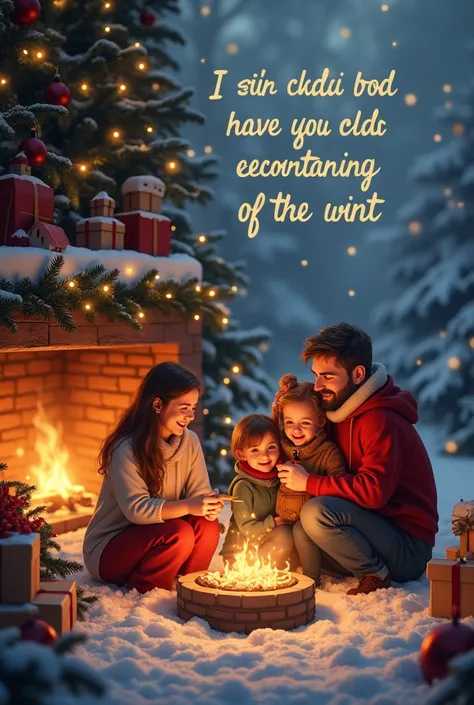Create christmas wishes with quote 