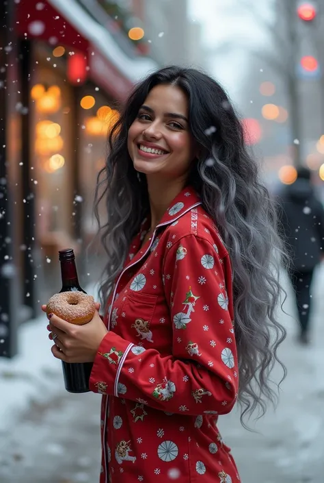 Extremely photorealistic a sexy beautiful youthful looking Selena Gomez as a 50 years old wom an long curly comple tely hair in ...
