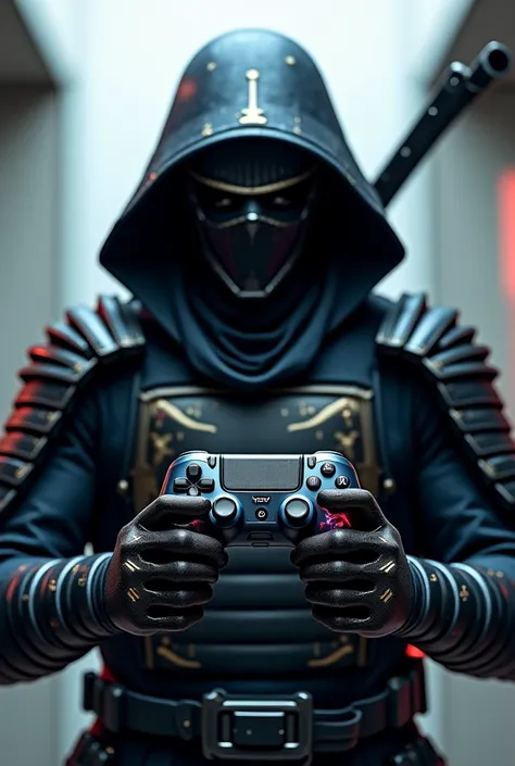 Tiktok profile avatar with samurai-style game console
