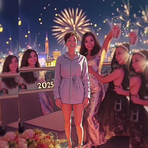 Celebrating 2025 with girls 