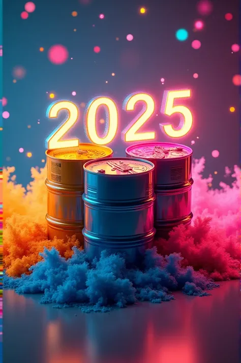 A congratulatory picture on the occasion of New Year 2025 in addition to the name of Purechem Chemical Trading and Manufacturing...