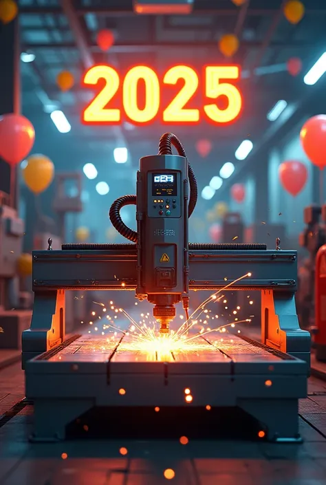 Happy new year 2025 CNC Machine 