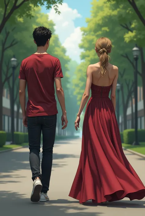 I want you to advise me A senior boy who walks to his school dressed in a Beautiful dress and a Beautiful dress also stands in t...