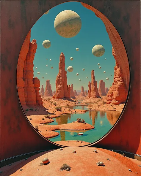 by storm thorgerson, psychedelic hyperrealistic surrealism, dreamscape, award winning masterpiece with incredible details, A mir...