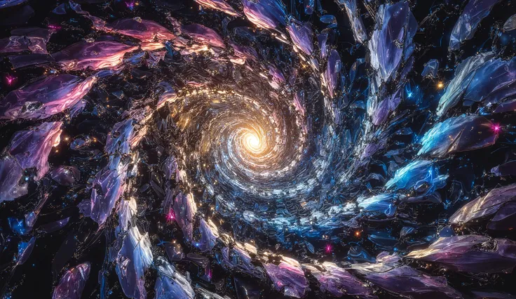Within the elaborate web of swirling colors and intricate patterns, an enigmatic mythopoeic quantum encryption emerges, captivat...