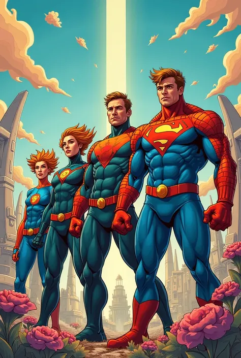 Picture of the Fantastic Four but let me say the Zazastic Four (Lyrics)