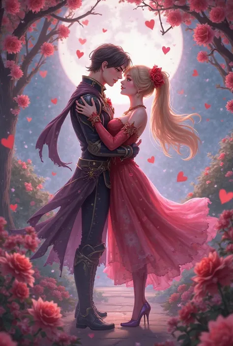 Valentine Skin Pictures of Vale and Valia from MLBB