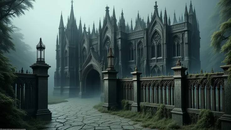 A sprawling, gothic mansion that looks as though it was torn from the misty hills of Transylvania and unceremoniously dropped in...