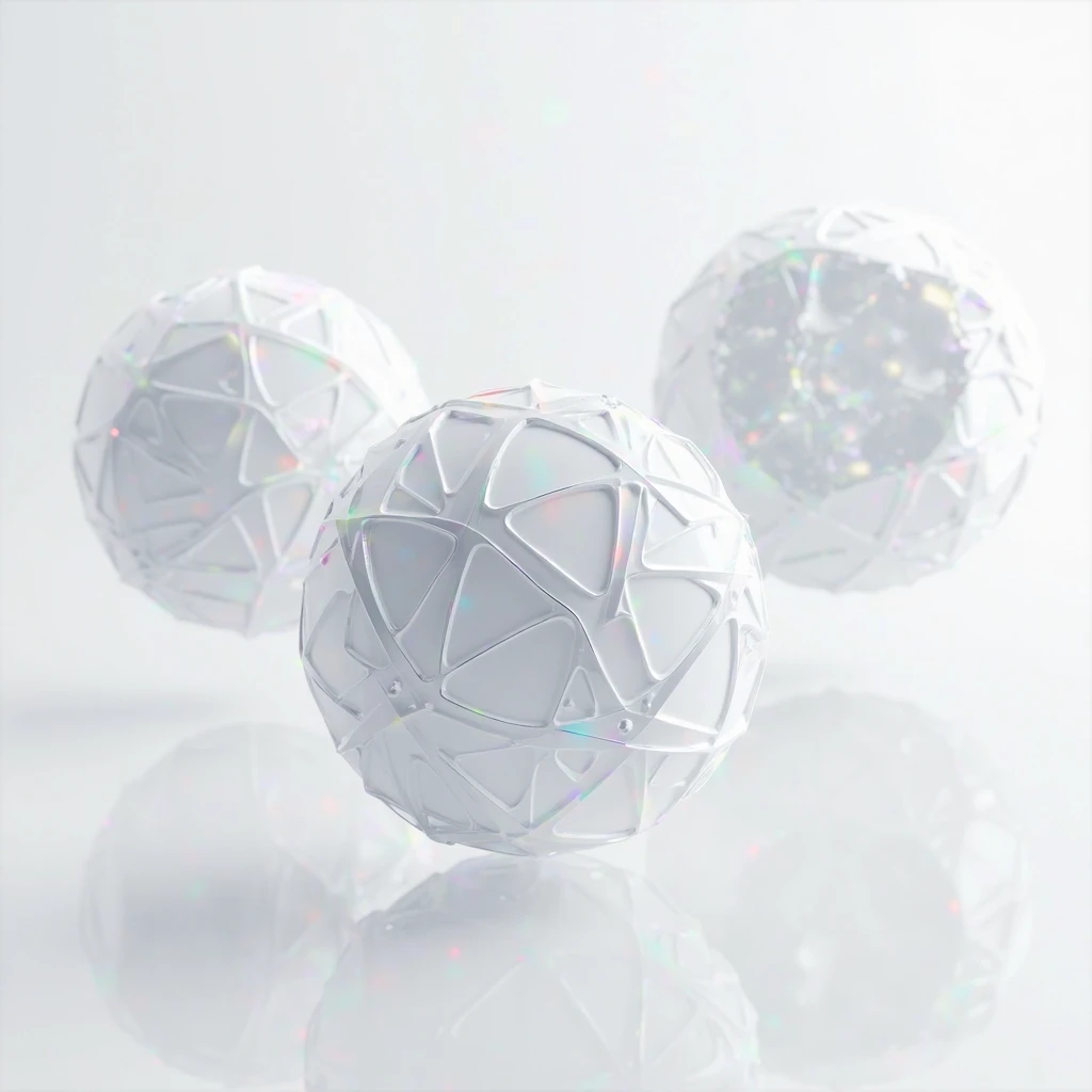 Generate a clean high quality and realistic web design frameworks logos with 3D format floating on a white background (react ang...