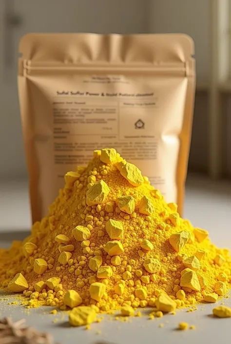 生成单体的sulfur磺，sulfur，Surface-formed into a powder package
