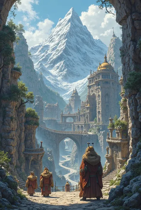 Gibli style Erebor hobbit