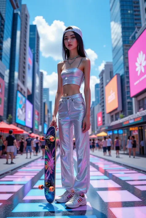  An 18-year-old Chinese woman ,  with an extremely thin and fragile body , delicate facial features, Small shoulders, Small bust...