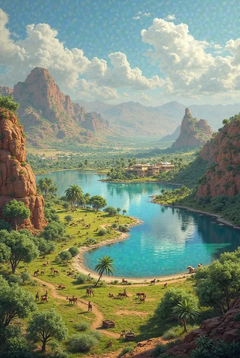 The Sahara Desert was once a lush, green region. Around 6,000–7,000 years ago, it had lakes, grasslands, and even wildlife befor...