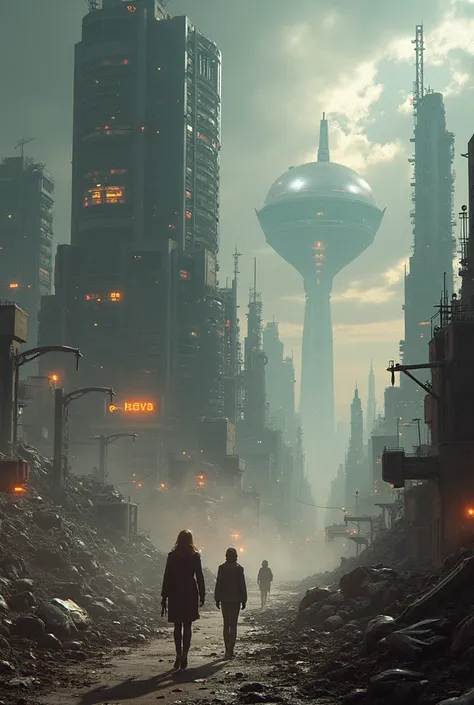 The fall of the city

The opening scene: A panoramic shot of the city of "Nova "is an advanced futuristic city that is now engul...