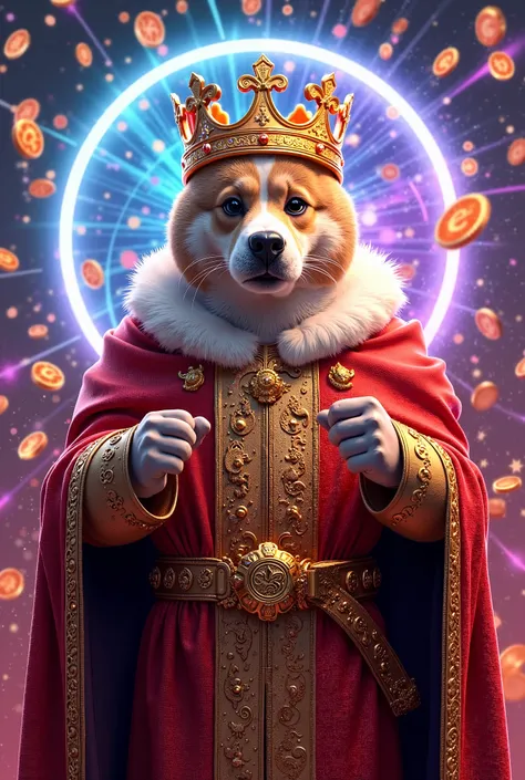 I want you to design memes for Paws coin that make me look like the new king of cryptocurrencies