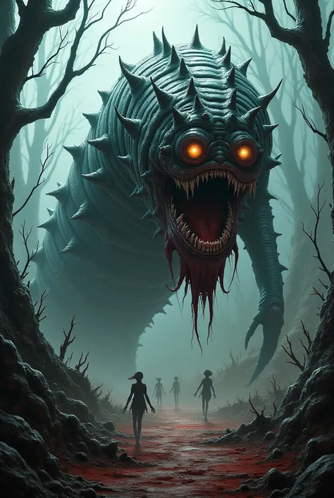 A demonic caterpillar 