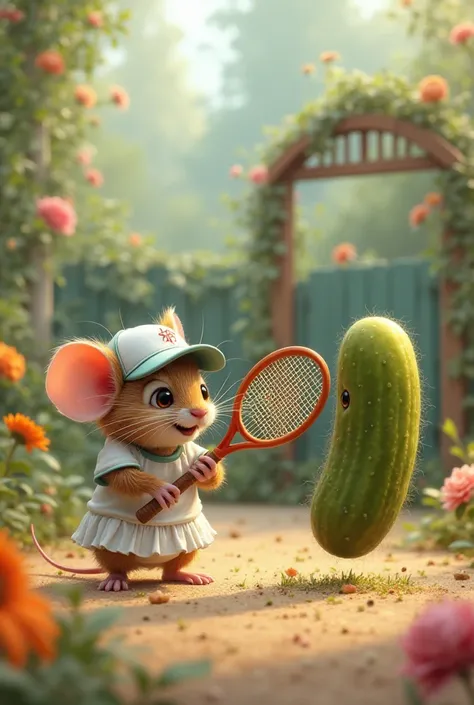 Mouse and racket pickle