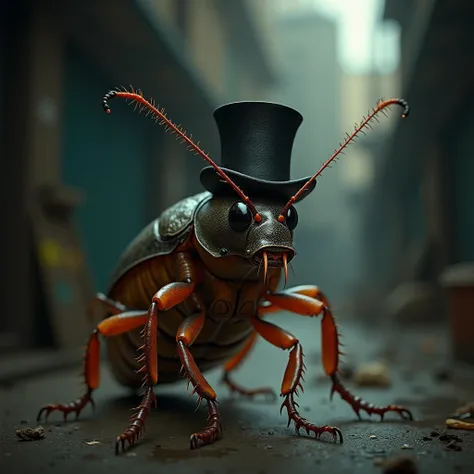 The cockroach with the hat