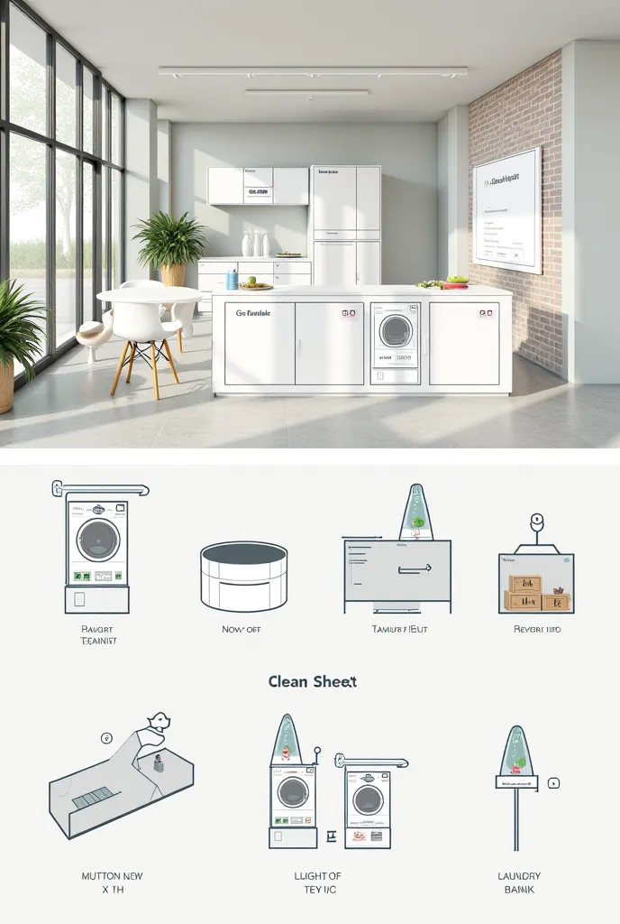 Create a unique shop for the laundry brand ‘Clean Sheet’