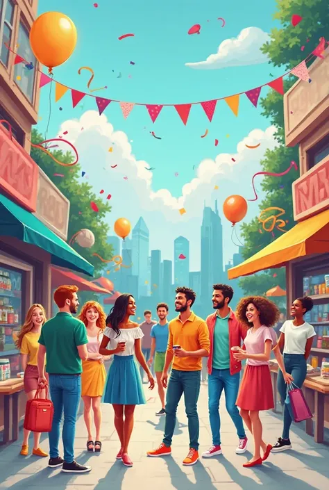 Generate a marketing image with text for Consumer Day! 