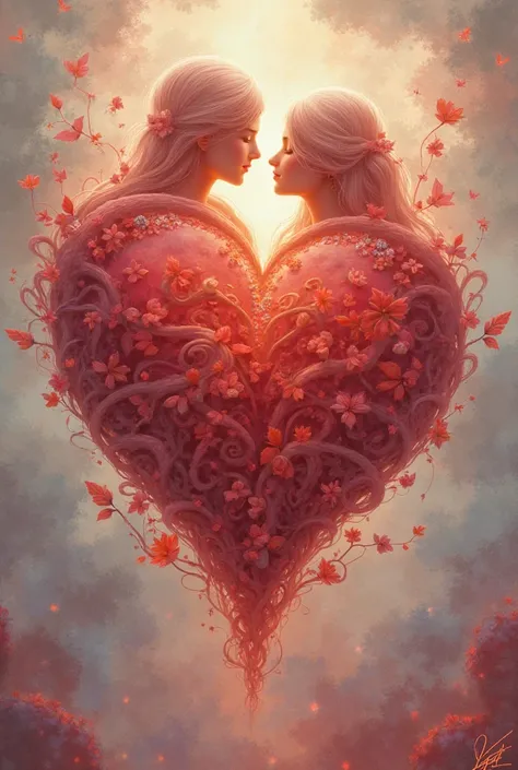  intertwined hearts  
