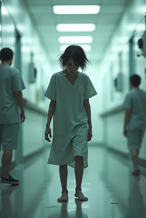 A mentally ill person in a psychiatric hospital 