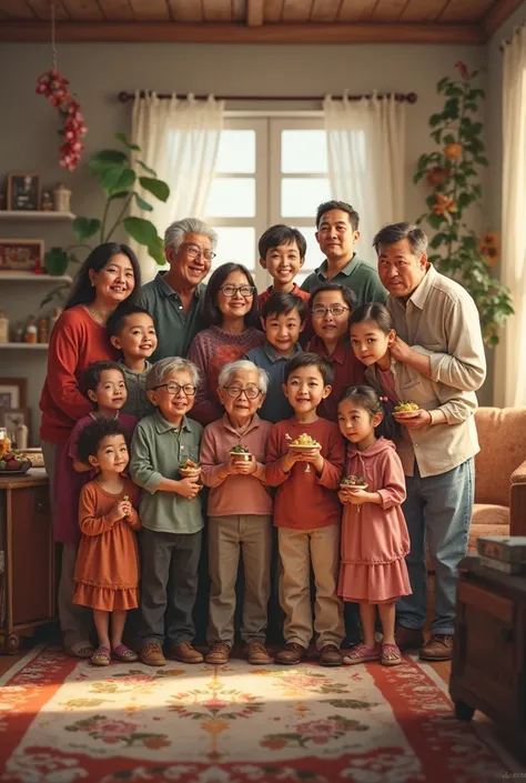 Create a family with 15 people 