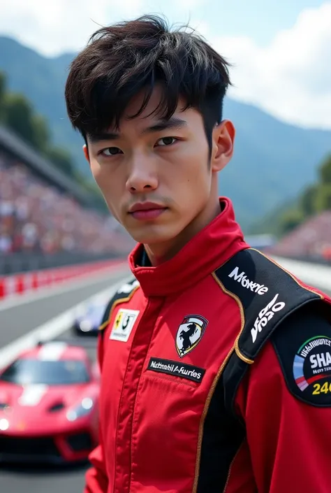Male Korean Racer named North Kama