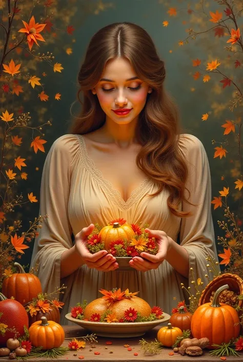(Mother's Day Thanksgiving Day Painting Design）but be a little unique。