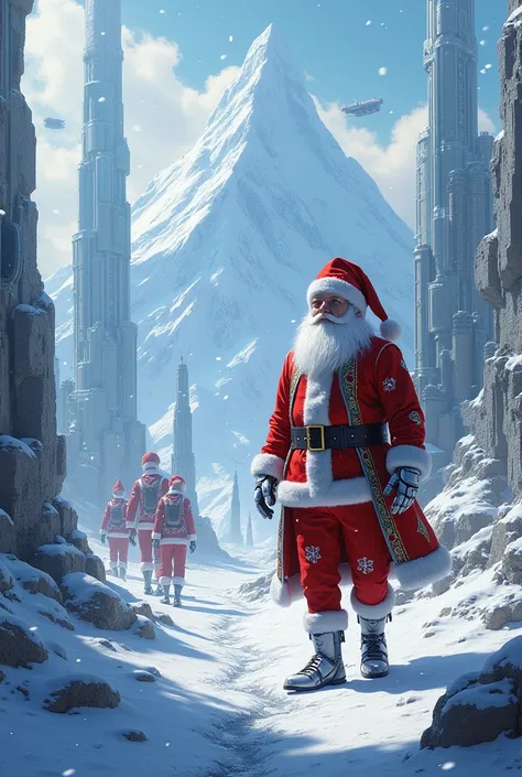 futuristic Christmas backgrounds landscapes